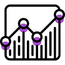Icono de investigación de mercado